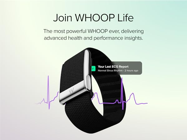WHOOP 5.0 Life MG – 12-Month Membership – Health and Fitness Wearable – 24/7 Activity Tracker