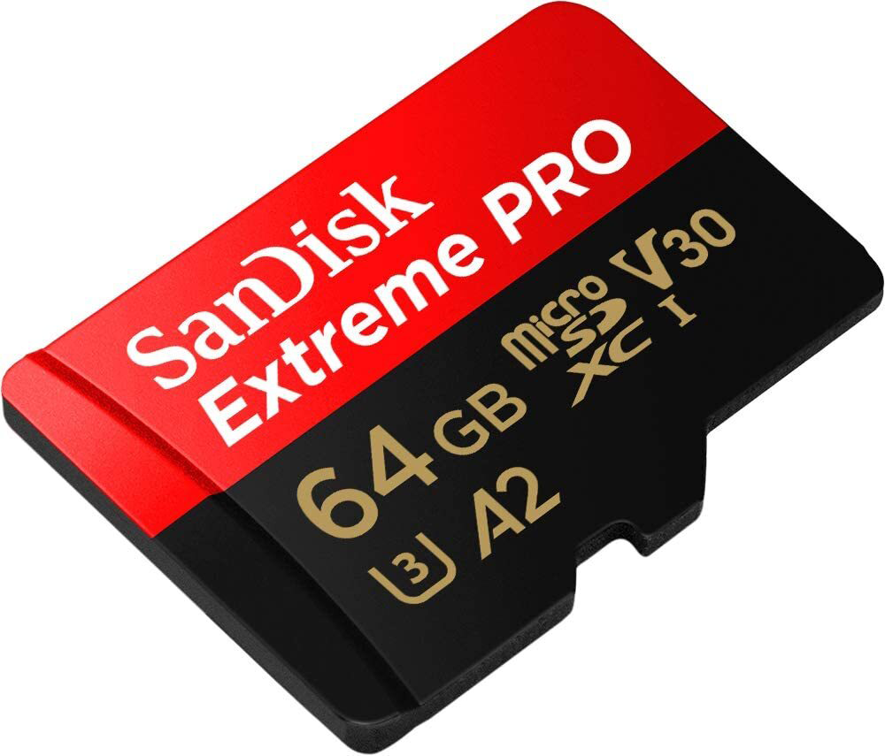 SanDisk 64 GB Extreme PRO microSDXC card