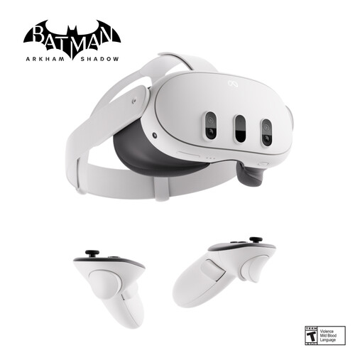 Meta Quest 3 Advanced All-in-One VR Headset with Batman: Arkham Shadow (512GB)