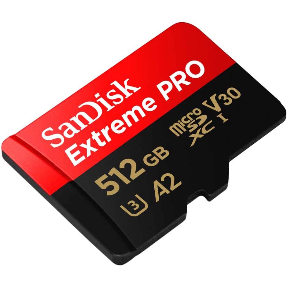 SanDisk 512 GB Extreme PRO microSDXC card