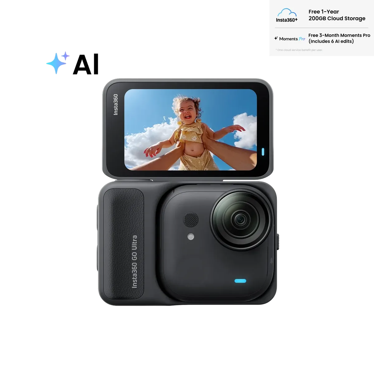 Insta360 GO Ultra Standard Bundle (Midnight Black)