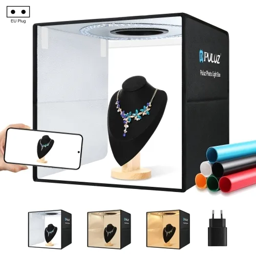 PULUZ 40cm Folding Portable Ring Light PD20W