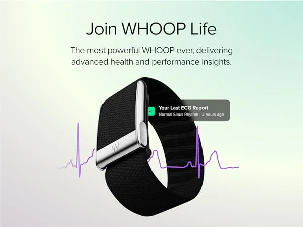 WHOOP 5.0 Life MG – 12-Month Membership – Health and Fitness Wearable – 24/7 Activity Tracker