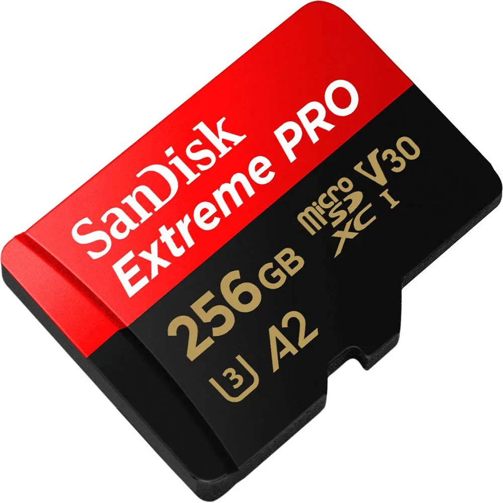 SanDisk 256GB Extreme PRO microSDXC card